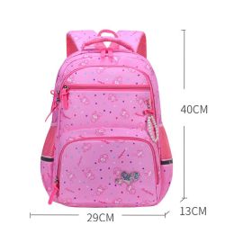 Fashion Cartoon Cute Princess Style Children Backpack (Option: Pink-S)