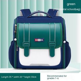 Children's Schoolbag Student Lightweight Backpack (Color: Green)