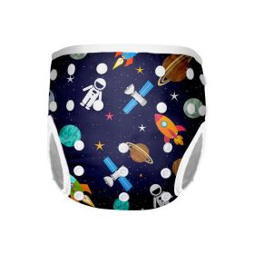 1-2 Years Old Toddler Swimming Trunks Waterproof Leak-proof (Option: G22-Plus Size M)
