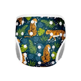 1-2 Years Old Toddler Swimming Trunks Waterproof Leak-proof (Option: G60-Plus Size M)