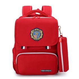 New Style Children's Schoolbag Men And Women Backpack (Color: Red)