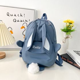 Cartoon Cute Children Lightweight Backpack (Color: Blue)