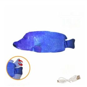 Electric Funny Cat Simulation Fish Beating Usb Jumping Cat Toy (Option: Napoleon fish)