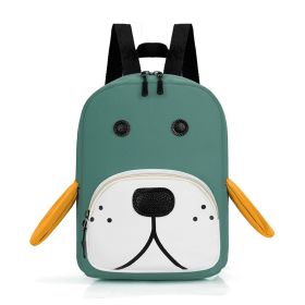 Anti-lost Children Cute Backpack (Color: Green)