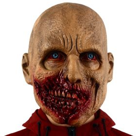 Scary Masks Halloween Horror Latex Mask Halloween Costumes Props Fancy Dress Party Zombie Full Head Mask (Color: mask1)