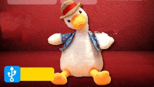 Plush Toy Figurine Sand Sculpture Learn To Speak Can Sing Sand Sculpture Duck (Option: 5Style)