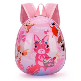 Children's Schoolbag Kindergarten Boys And Girls 3-6 Years Old Baby Small Class Cartoon Cute Princess Lightweight Egg Shell Small Backpack (Option: Bunny)