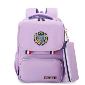 New Style Children's Schoolbag Men And Women Backpack (Color: Purple)