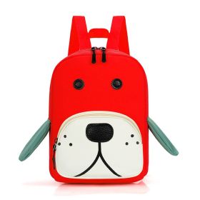 Anti-lost Children Cute Backpack (Color: Red)